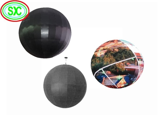 La publicité extérieure flexible de 360 degrés a mené la sphère d'intérieur P4.8 de boule d'écran de visualisation